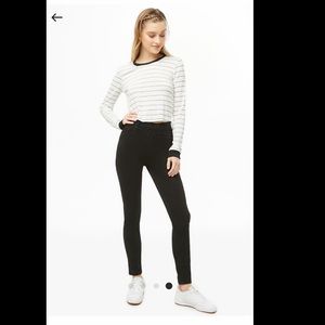 🆕 Forever 21 High-Waister Black Skinny Jeans